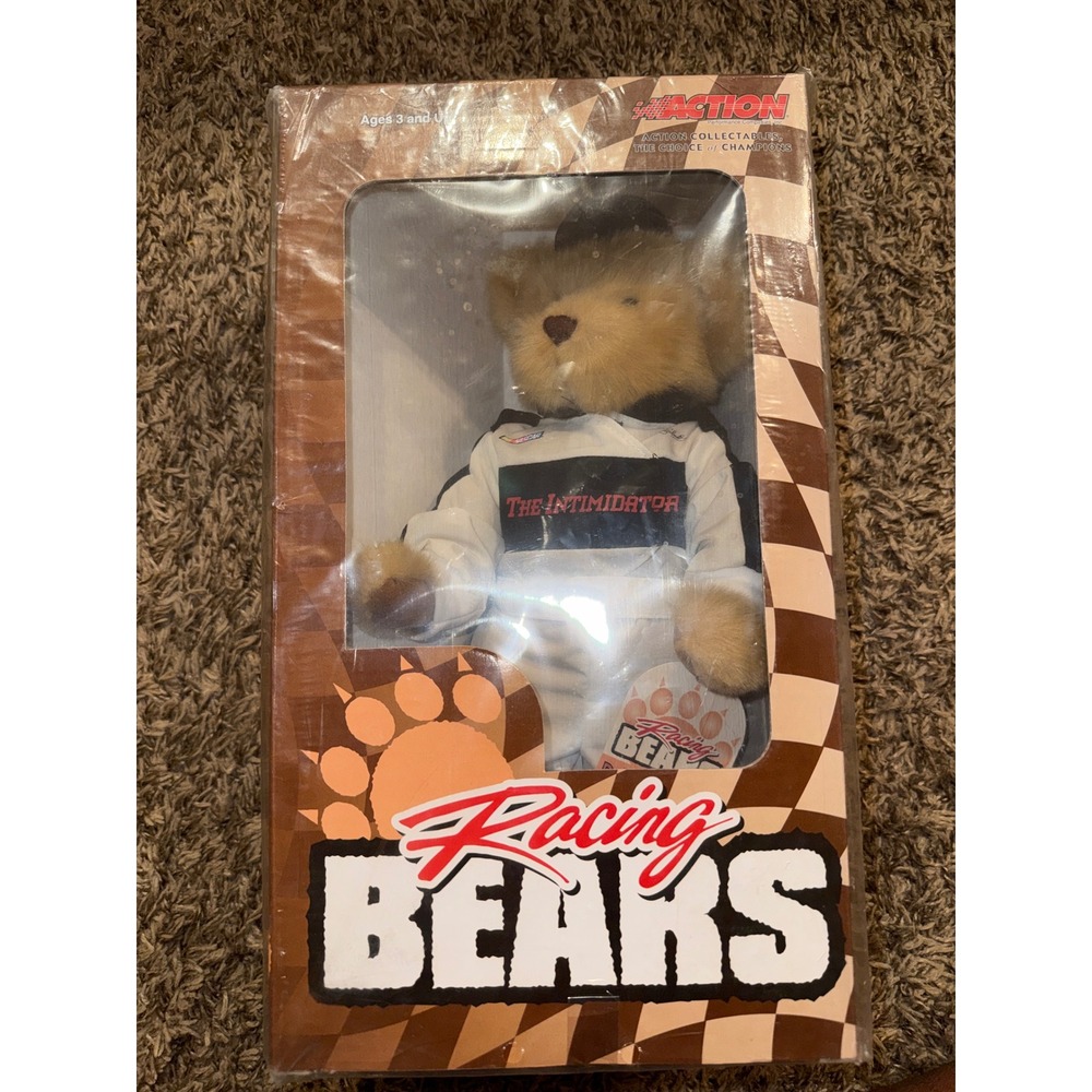 Action Performance Racing Bears Dale Earnhardt The Intimidator NASCAR Plush New